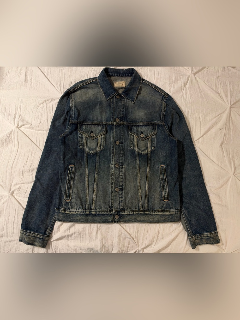 Polo Ralph Lauren Mens Blue Denim Jacket Size L